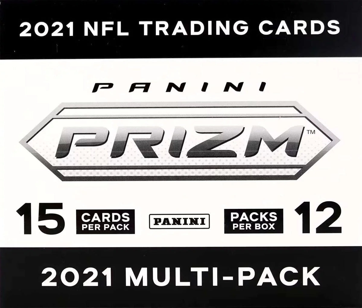 2021 Prizm Football Trading Card Cello Box (12 Packs)