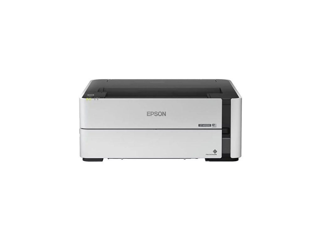 Epson - C11CG94201 - Epson WorkForce -M1000 Inkjet Printer - Monochrome - 1200 x 2400 dpi Print - Automatic Duplex Print - 251 Sheets Input - Gigabit Ethernet - Wireless  - Wi-Fi Direct, Apple