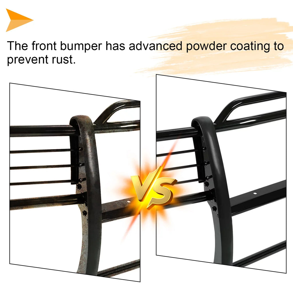 Front Grille Brush Guard Grill for Ford Ranger Mazda B4000 Pickup Truck 2001 02 03 04 05 06 07 08 09 10 11 2012 Powder Coated Black Steel
