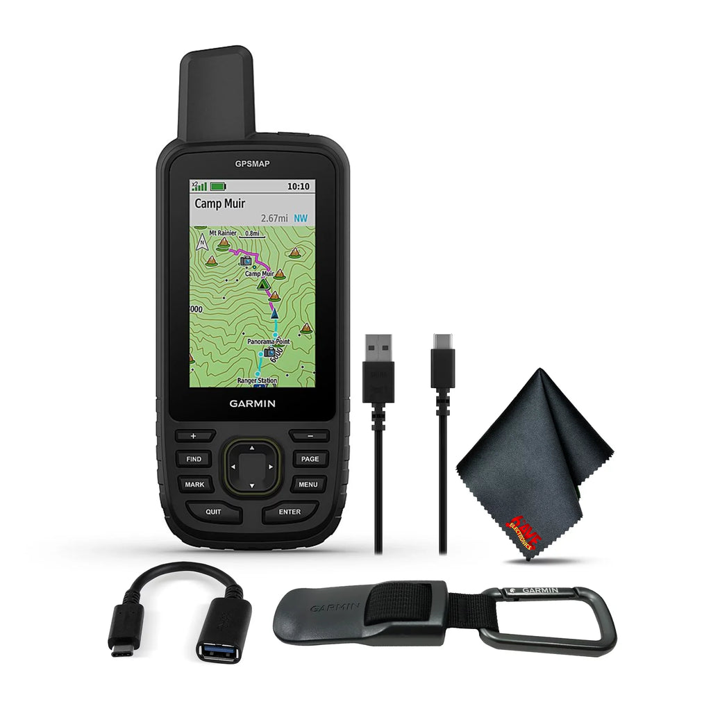 Garmin  67 with -C Adapter and 6Ave Cleaning Cloth