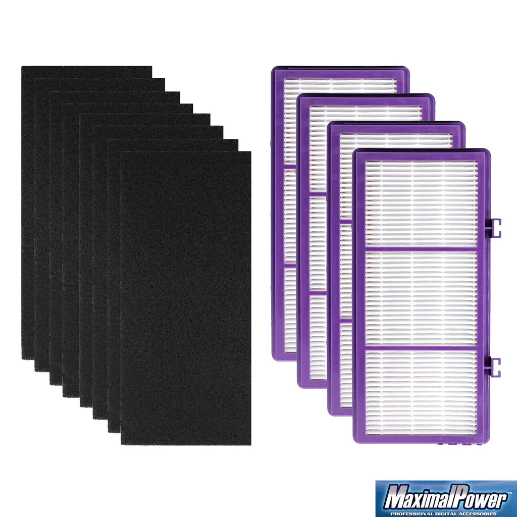 D Filter for Holmes AER1 HAPF300/HAP30 (4 Pack + 8 Pre-Carbon Sheet)