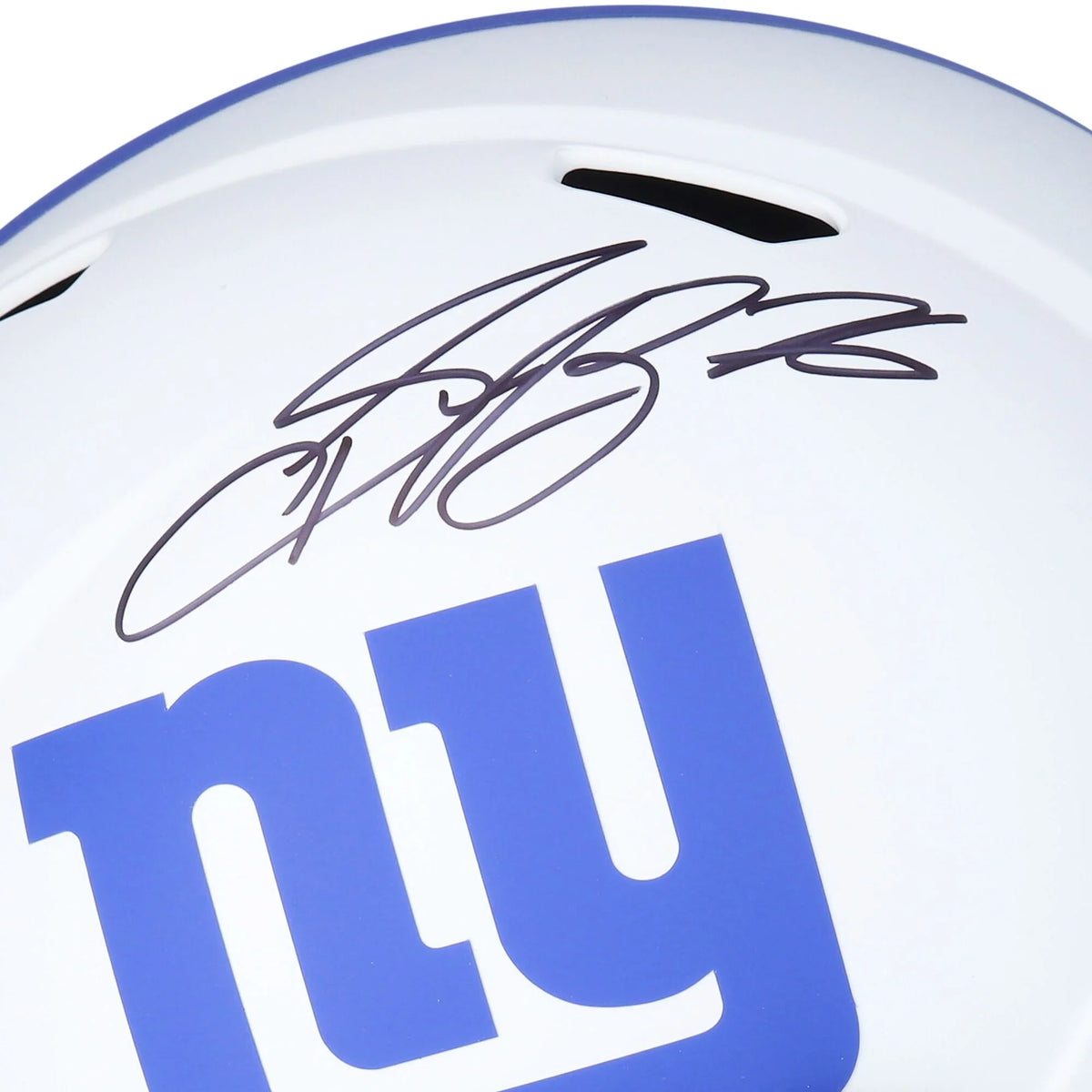 Saquon Barkley New York Giants Autographed Riddell Lunar Speed Replica Helmet