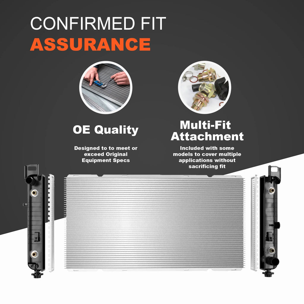 Klimoto Raditor |  Fits Audi: A4, Q7 2017-2020; A4 allroad, A4 Quattro 2017-2021; A5 2018; A5 Quattro, A5 Sportback 2018-2021; S4 2021; S5 Sportback 2018-2019