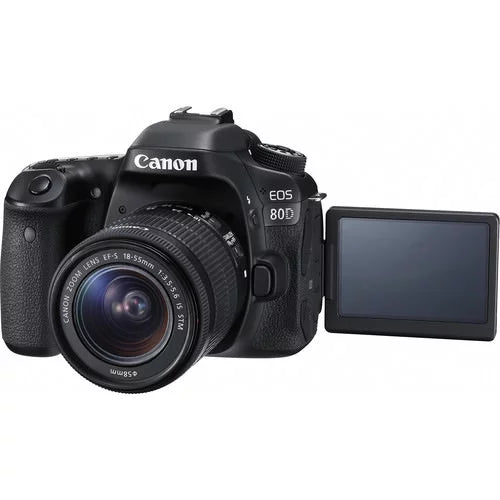 Canon  80D  Camera with 18-55mm Lens + 16GB Expo Essentials Kit