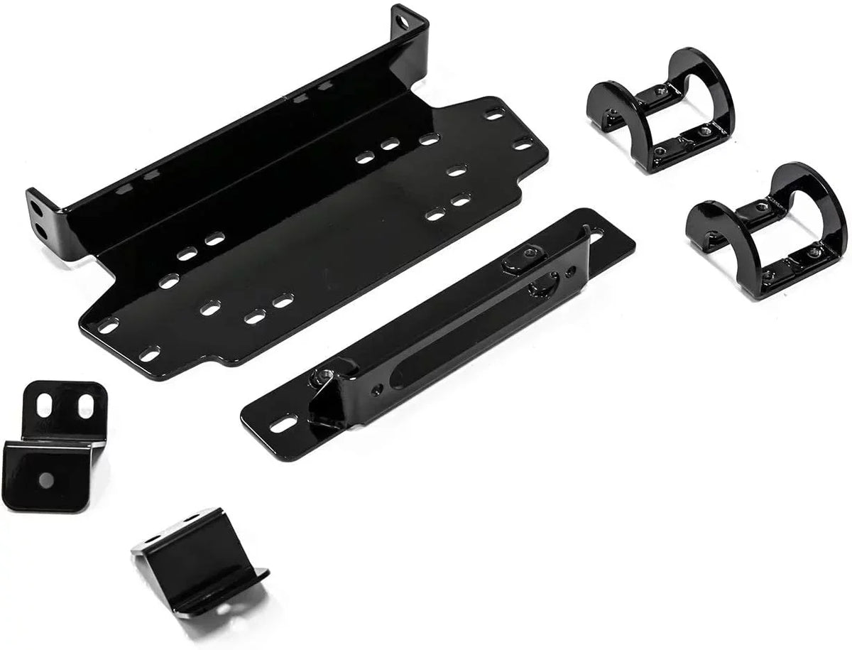 SuperATV 3500 lb Black Ops Winch with Heavy Duty Winch Mounting Plate for 2019+ Honda Talon 1000X / 1000R 2020+ Talon 1000X-4 Complete Kit Ready for Install! 3500 lb. Winch Included
