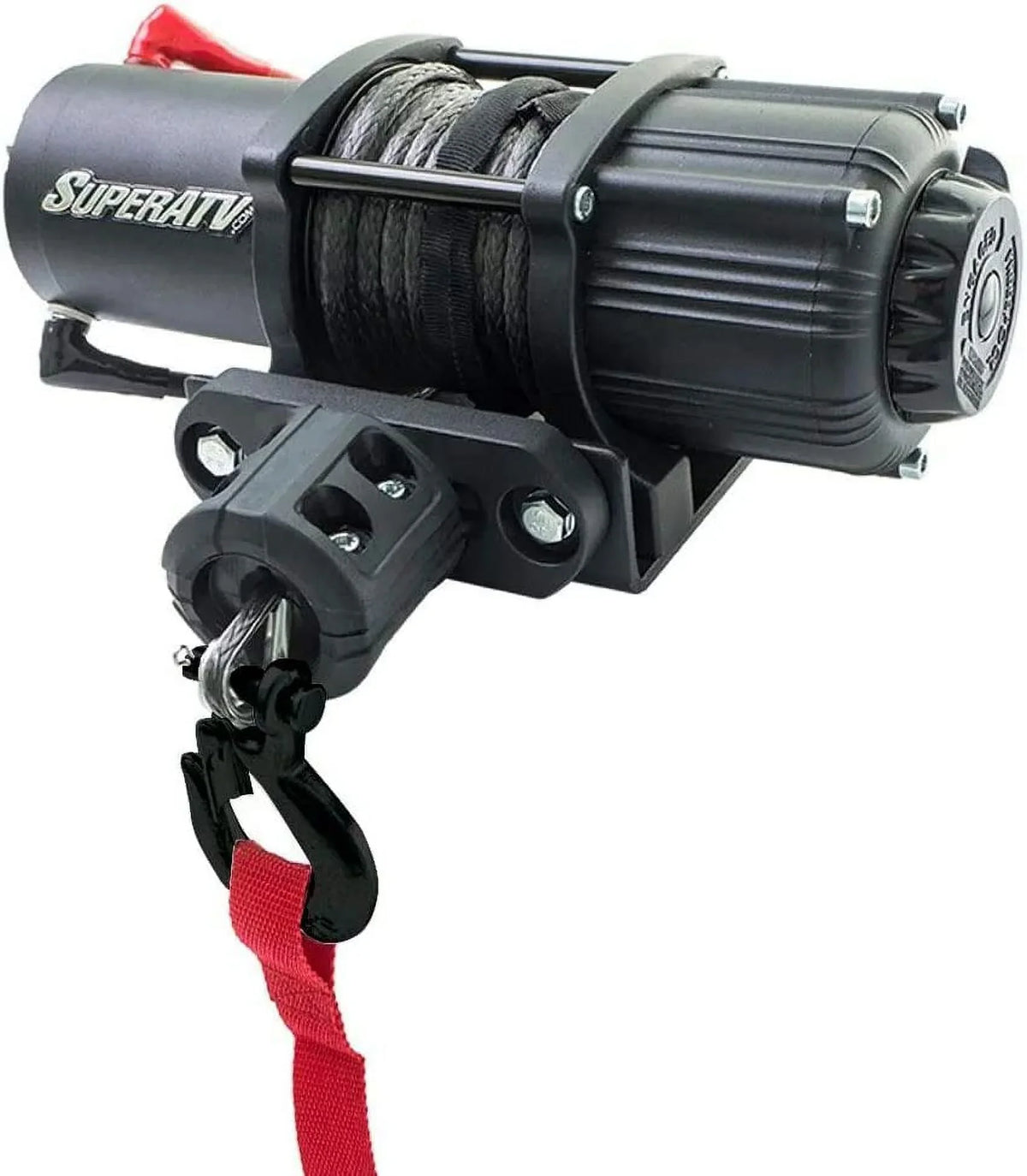 SuperATV 3500 lb Black Ops Winch with Heavy Duty Winch Mounting Plate for 2019+ Honda Talon 1000X / 1000R 2020+ Talon 1000X-4 Complete Kit Ready for Install! 3500 lb. Winch Included