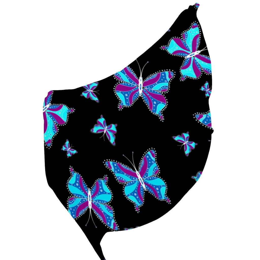 Different Butterflys Silk Long Scarf for Women Large Oblong Sunscreen Shawls Wraps Neck Headscarf Hair Wraps Gift Packed