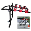 Loyalheartdy Foldable Bike Hitch Mount Rack 3-Bike Carrier Trunk Mount Rack for Car Minivan  Truck Max Load 44.09