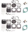 Dual Carb Rebuild Kit With Needle Seat & Base Gaskets Sea Doo  787 800 95-97