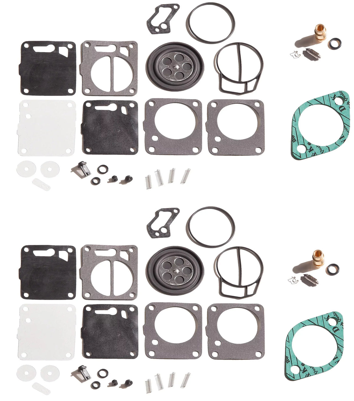 Dual Carb Rebuild Kit With Needle Seat & Base Gaskets Sea Doo  787 800 95-97
