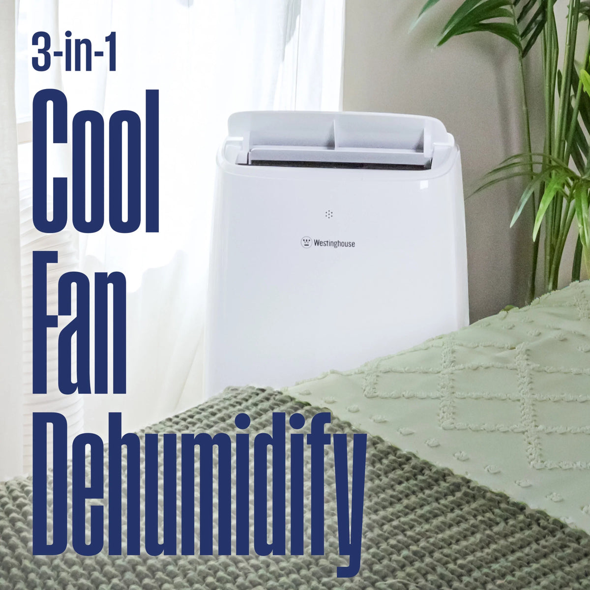 Westinghouse 14,000  Portable Air Conditioner with Dehumidifier with Remote & Smart App, up to 700 Sq Ft