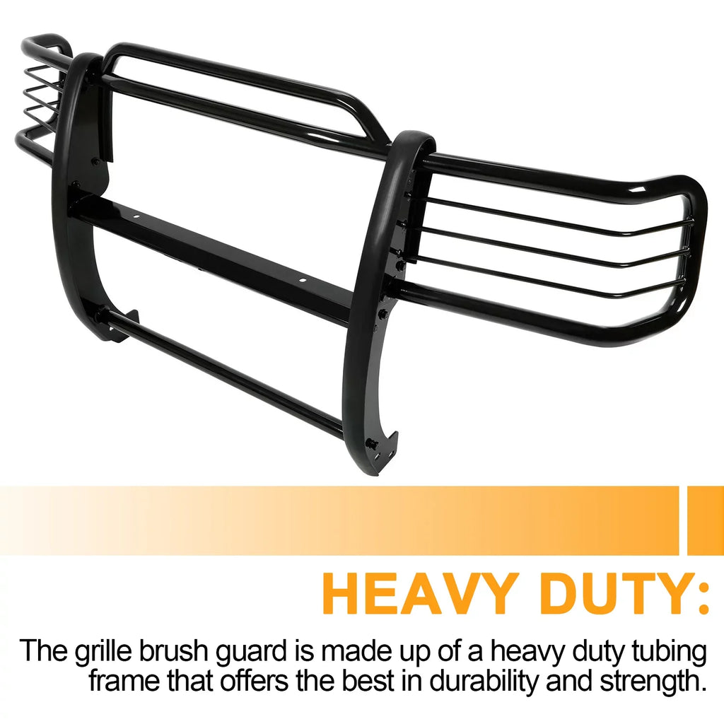 Front Grille Brush Guard Grill for Ford Ranger Mazda B4000 Pickup Truck 2001 02 03 04 05 06 07 08 09 10 11 2012 Powder Coated Black Steel