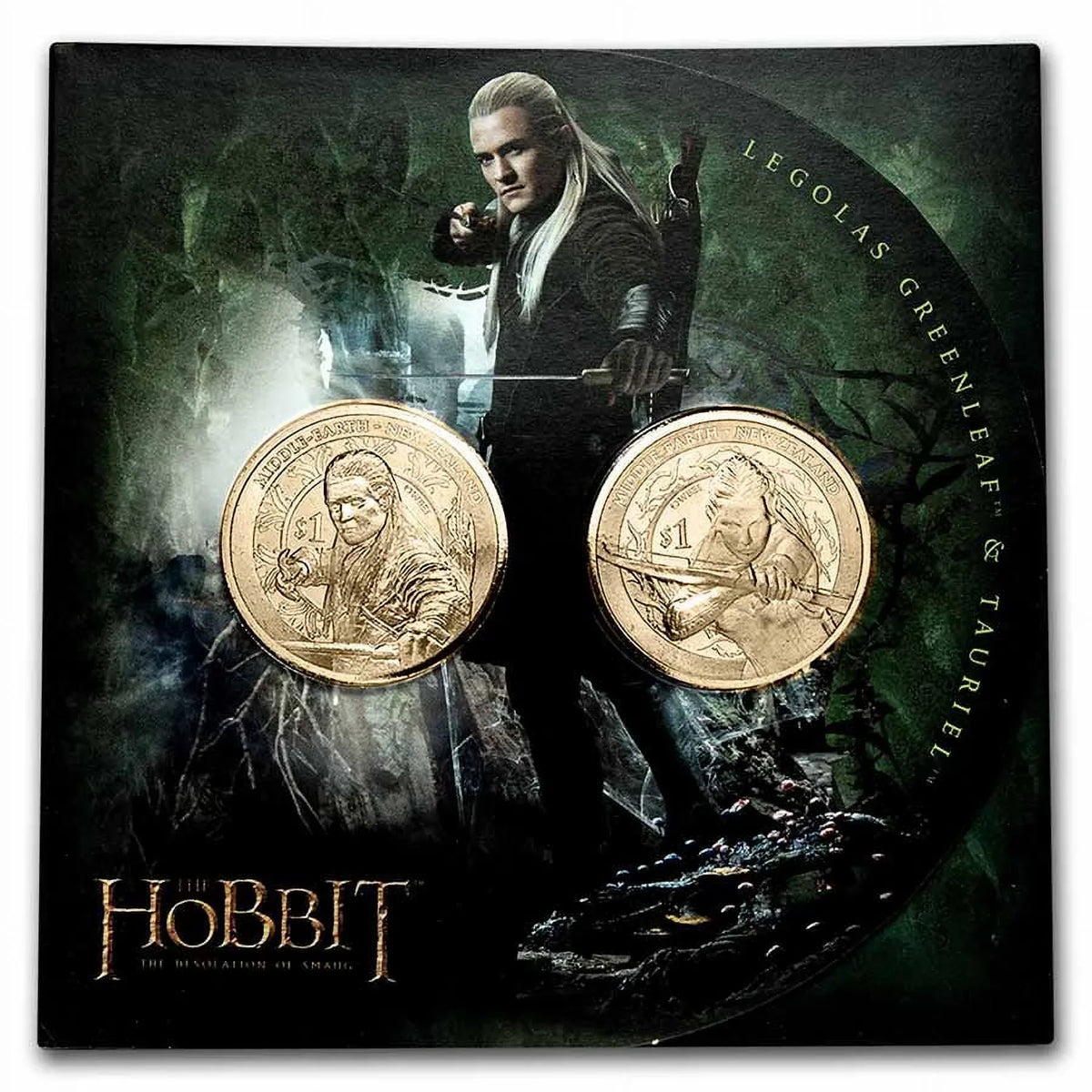2013  20 gram The Hobbit: Desolation of Smaug 2-Coin Set