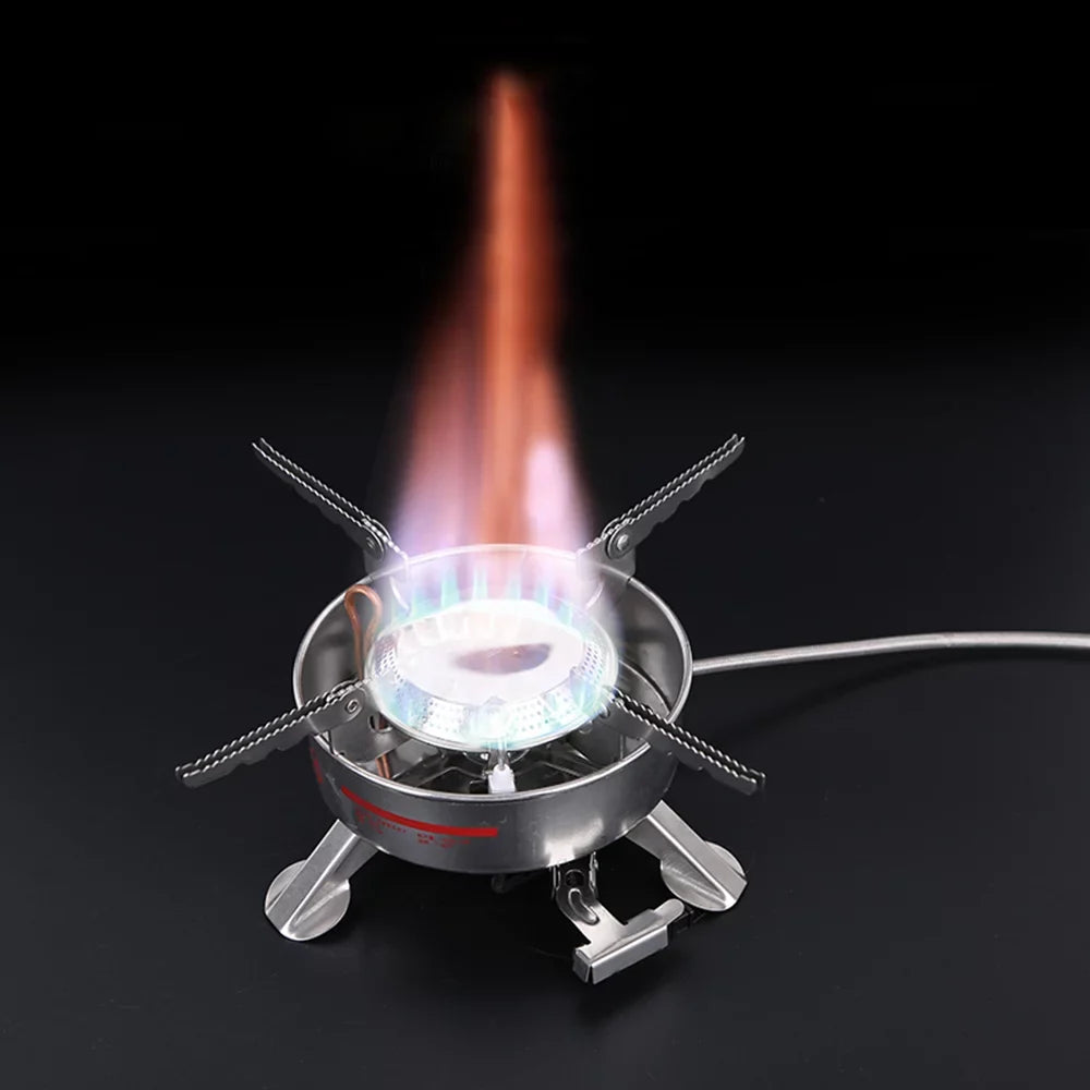'-10 Outdoor Portable Camping Picnic Split-Type Stainless Steel Butane Gas Cooker Big Power
