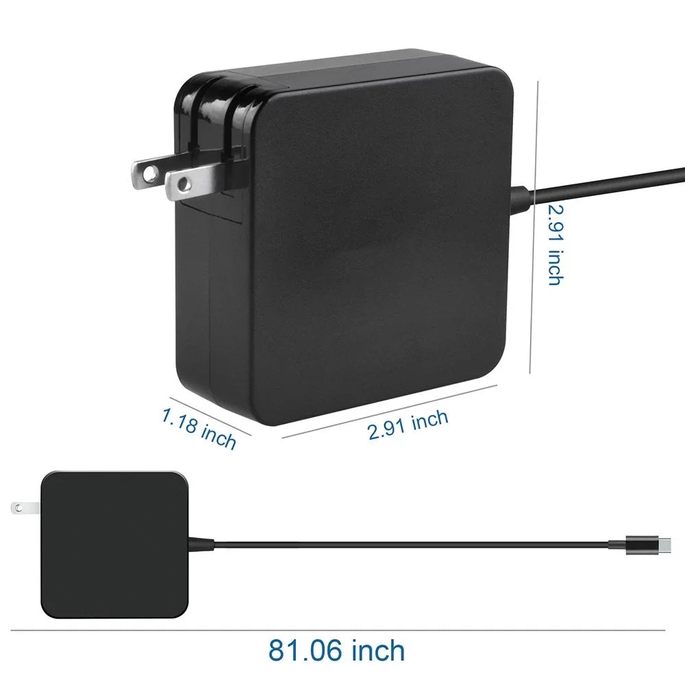 Aprelco 45W  Type-C  Adapter Charger Compatible with Lenovo 100e Chromebook 1st Gen Type 81ER