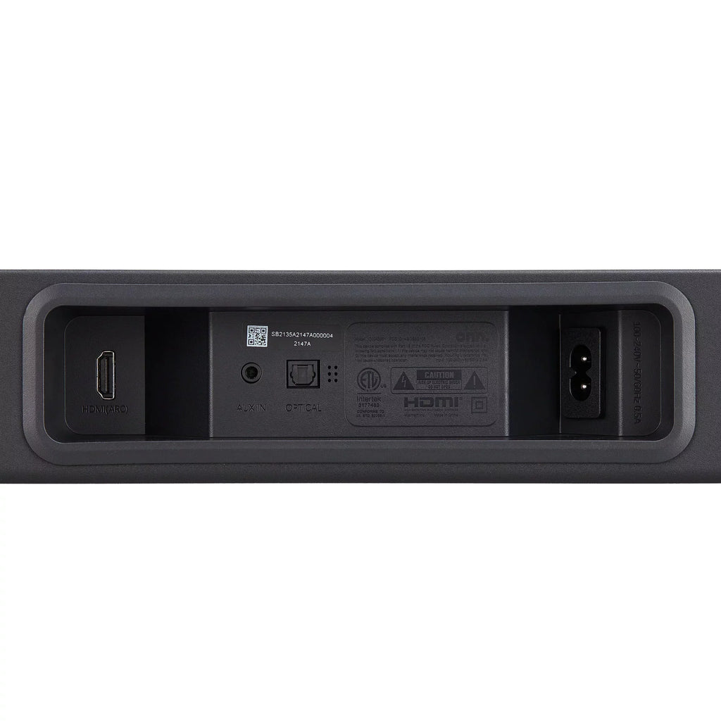 Restored Onn. 100043851 2.1 Soundbar System with 2 Speakers and Builtin Subwoofer, 36" (Refurbished)