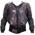 Perrini Red & Black  Approved Full Body Armor Motorcycle Jacket - Medium