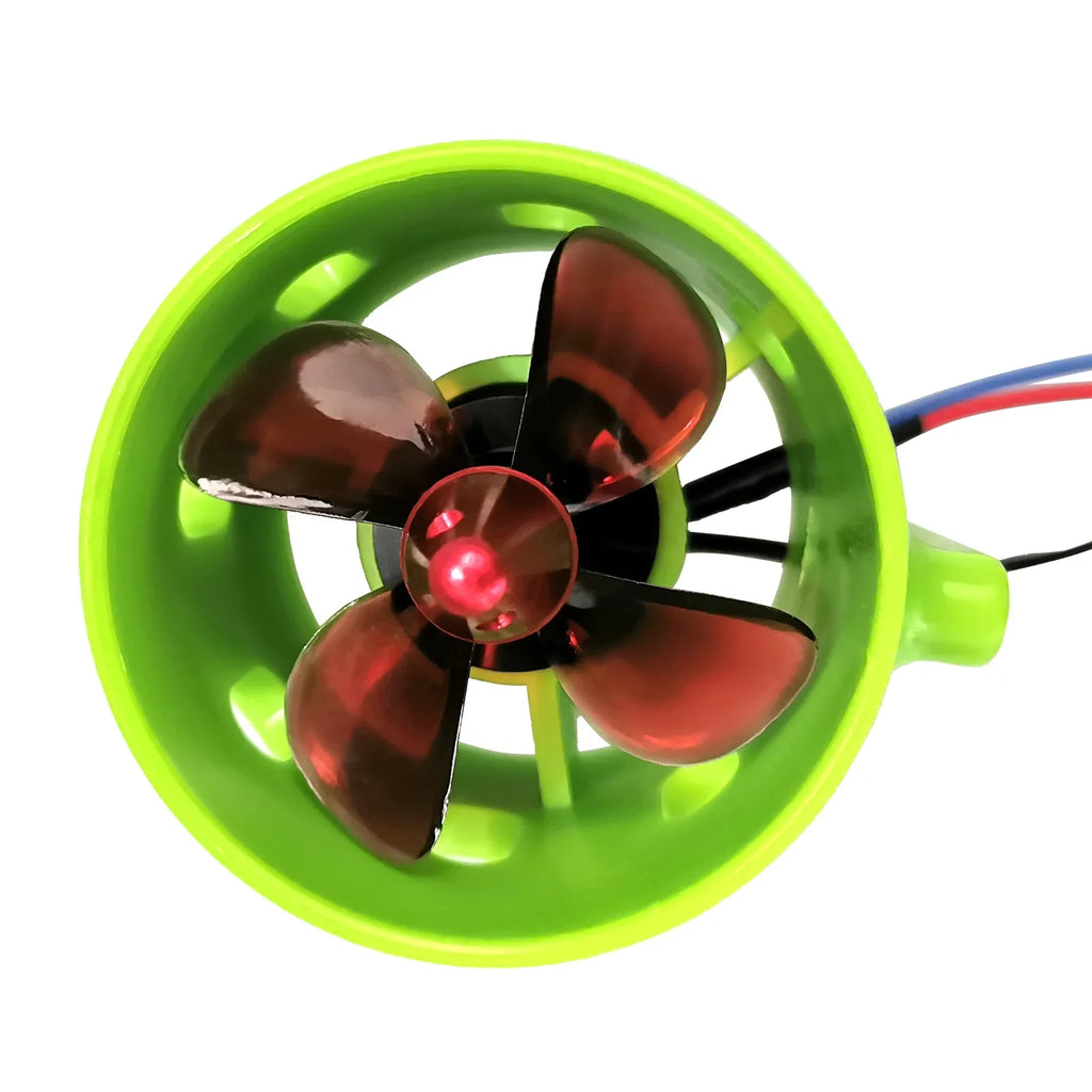 1000KV Underwater Brushless Motor Clockwise with with 4-Blade Propellers 12-24V Waterproof Electric Motor Drive Engine for  Bait Boat Nest Ship