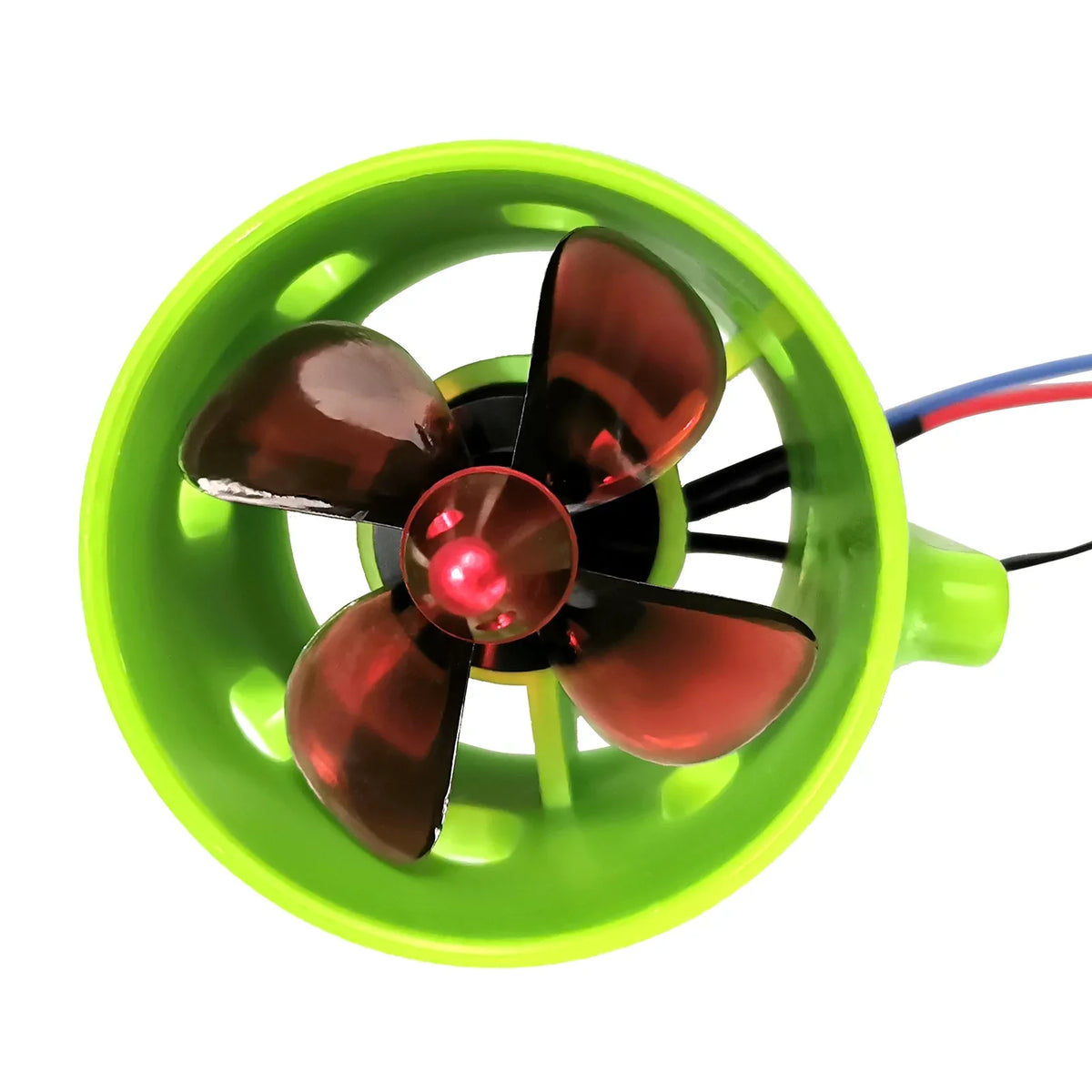 1000KV Underwater Brushless Motor Clockwise with with 4-Blade Propellers 12-24V Waterproof Electric Motor Drive Engine for  Bait Boat Nest Ship