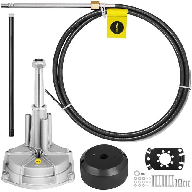 Boat Steering Cable 14' Outboard Rotary Steering Kit