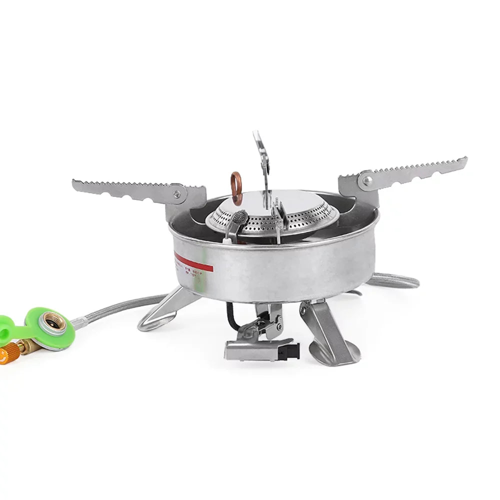 '-10 Outdoor Portable Camping Picnic Split-Type Stainless Steel Butane Gas Cooker Big Power