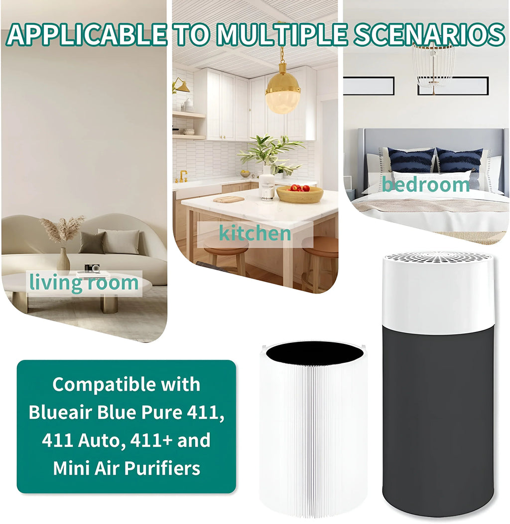 Blue Pure 411 Replacement Filter for  Blue Pure 411, 411+ & Mini Air Purifier
