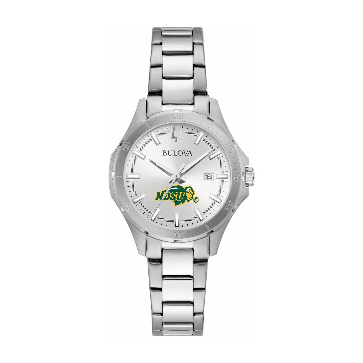 Women's Bulova Silver  Bison Stainless Steel Classic Sport Watch