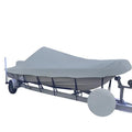 20.5 ft. Performance Poly-Guard Styled-to-Fit Boat Cover for V-Hull Center Console Shallow Draft Boat - Grey