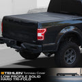 Stehlen 642167822394 Low Profile Hard Aluminum Tri-Fold Tonneau Cover - Matte Black For Ram 1500 2019-2022 5.7 Feet ( 68.4" ) Short Bed New Body Style