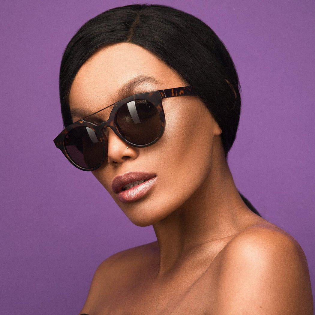 Collins Round Designer Fashion Womens Sunglasses by  Eyewear