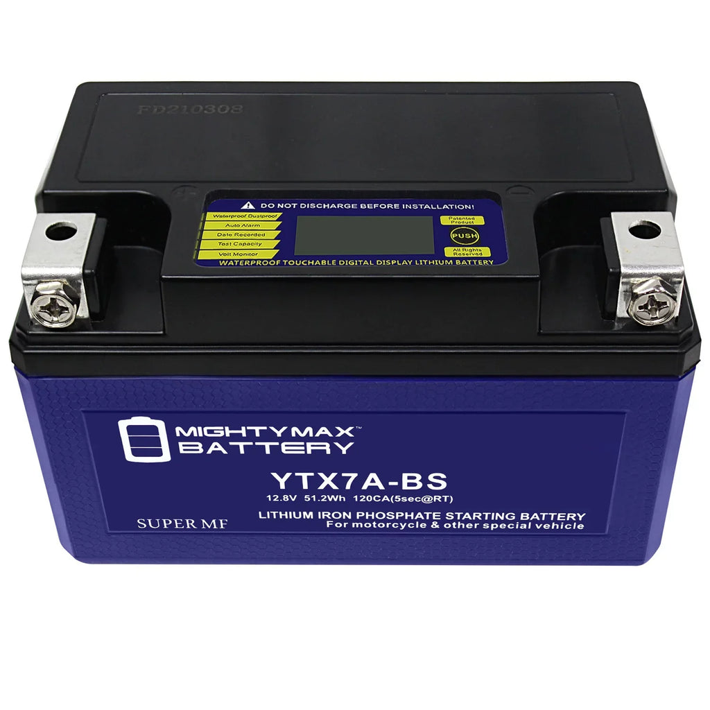 YTX7A- Lithium Replacement Battery Compatible with Peugeot Scooter 50 Tweet Evo 2014 - 4 Pack