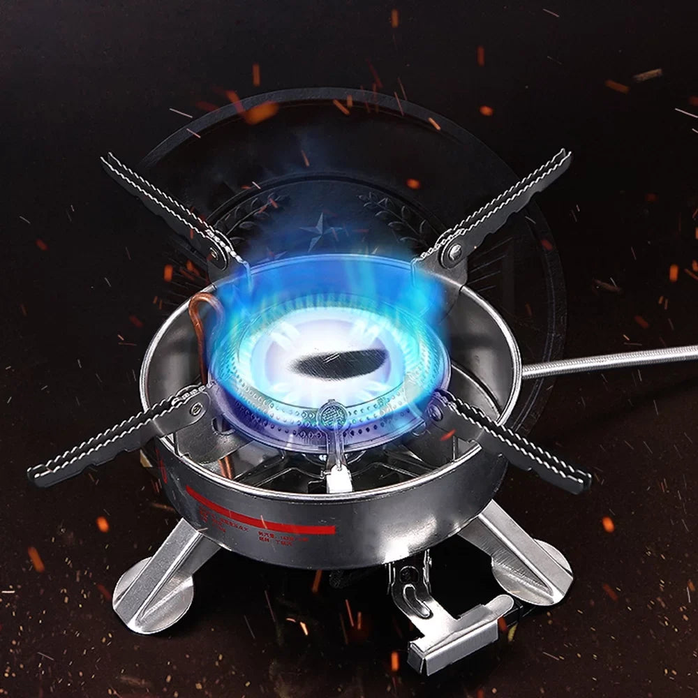 '-10 Outdoor Portable Camping Picnic Split-Type Stainless Steel Butane Gas Cooker Big Power