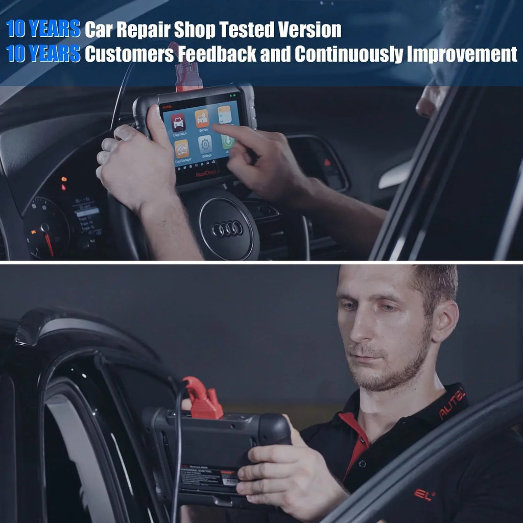 Autel MaxiCheck MX808 OBD2 All System Diagnostic Scanner Professional OBD2 Scanner Diagnostic Tool, with Full System Diagnosis & /////, Same functionalities of MK80