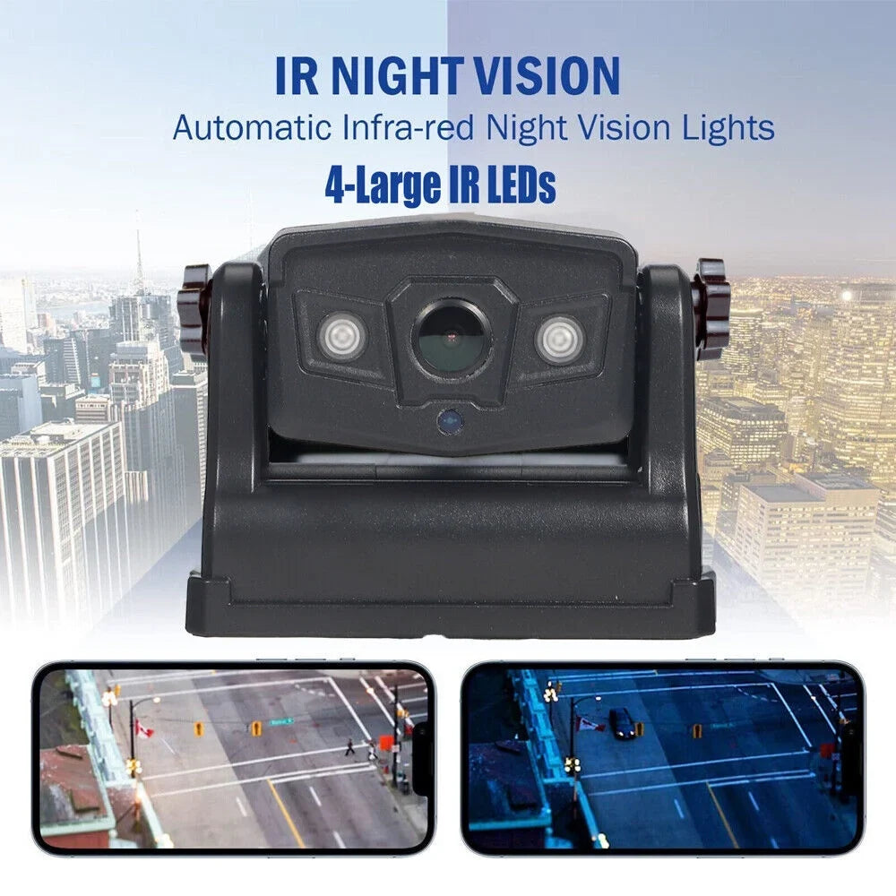Magnetic WiFi Wireless Camera, Backup for Front/Rear View, Equipped with 9600mAh Battery
