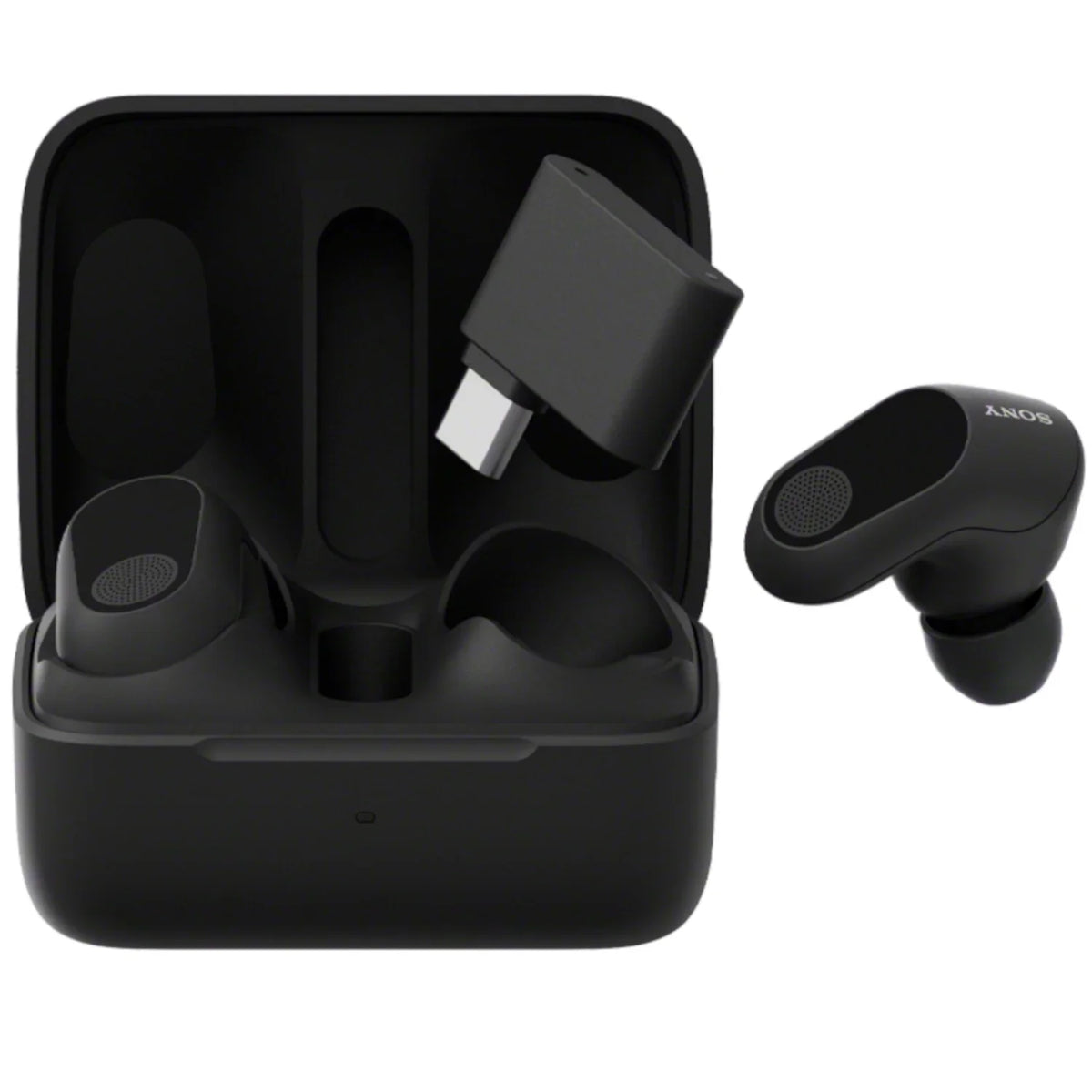 Open Box Sony  Buds Truly Wireless Noise Cancelling Gaming Earbuds, 12 Hours Battery, for , PS5, 360 Spatial Sound, 30ms Low Latency, -C Dongle and  Audio (LC3), -G700N Black
