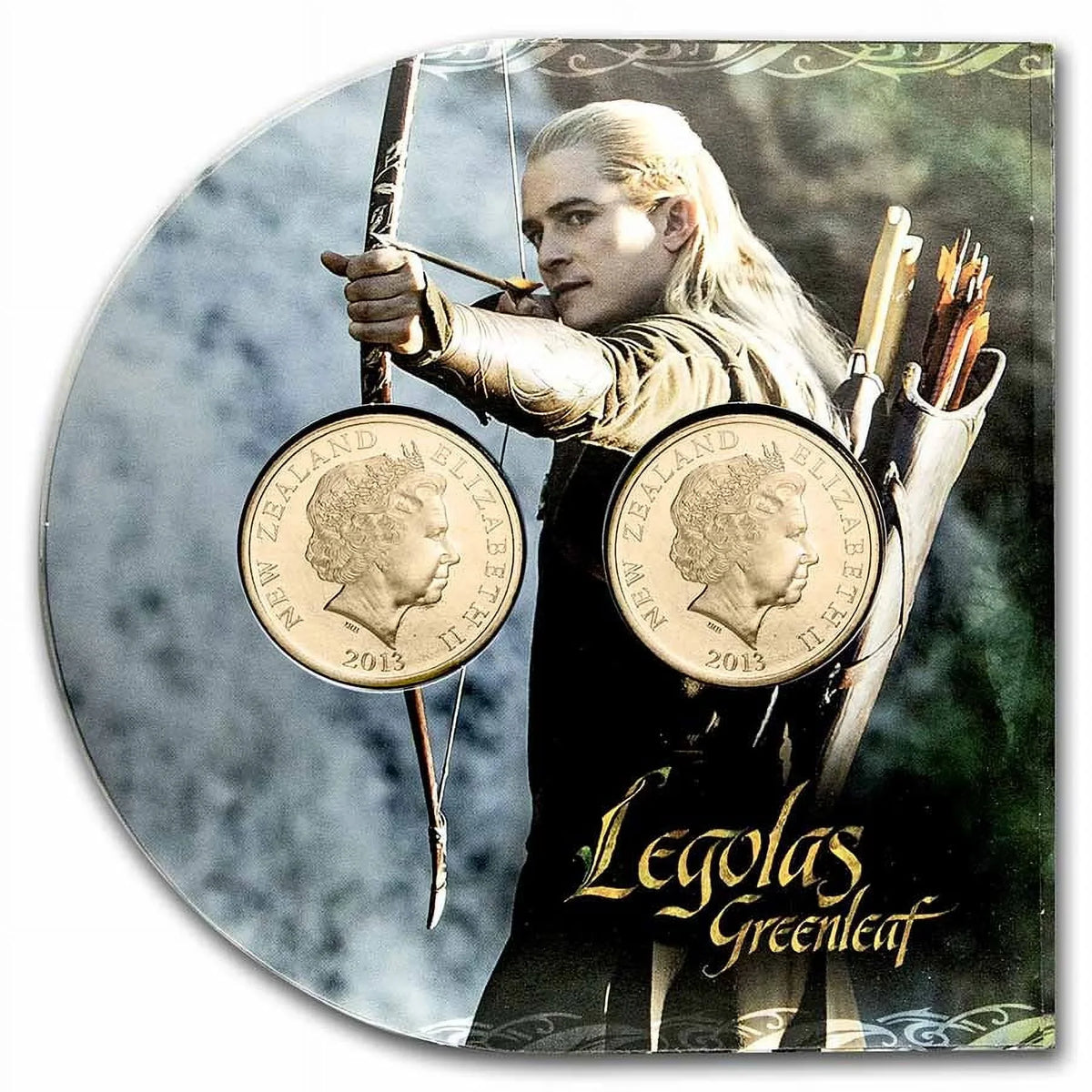 2013  20 gram The Hobbit: Desolation of Smaug 2-Coin Set