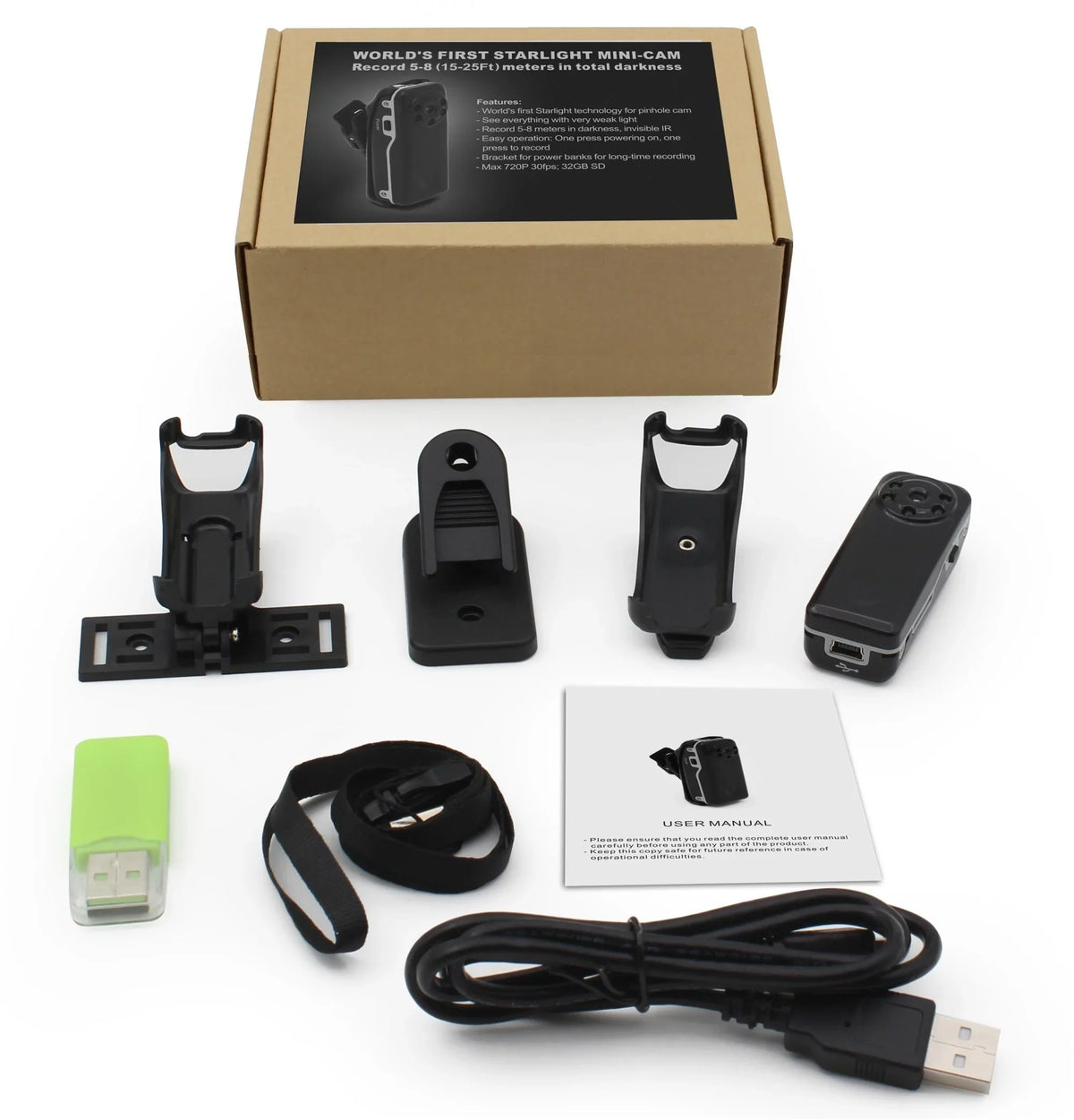 micro Police Body Camera Video Cam w/ Night Vision -  2021