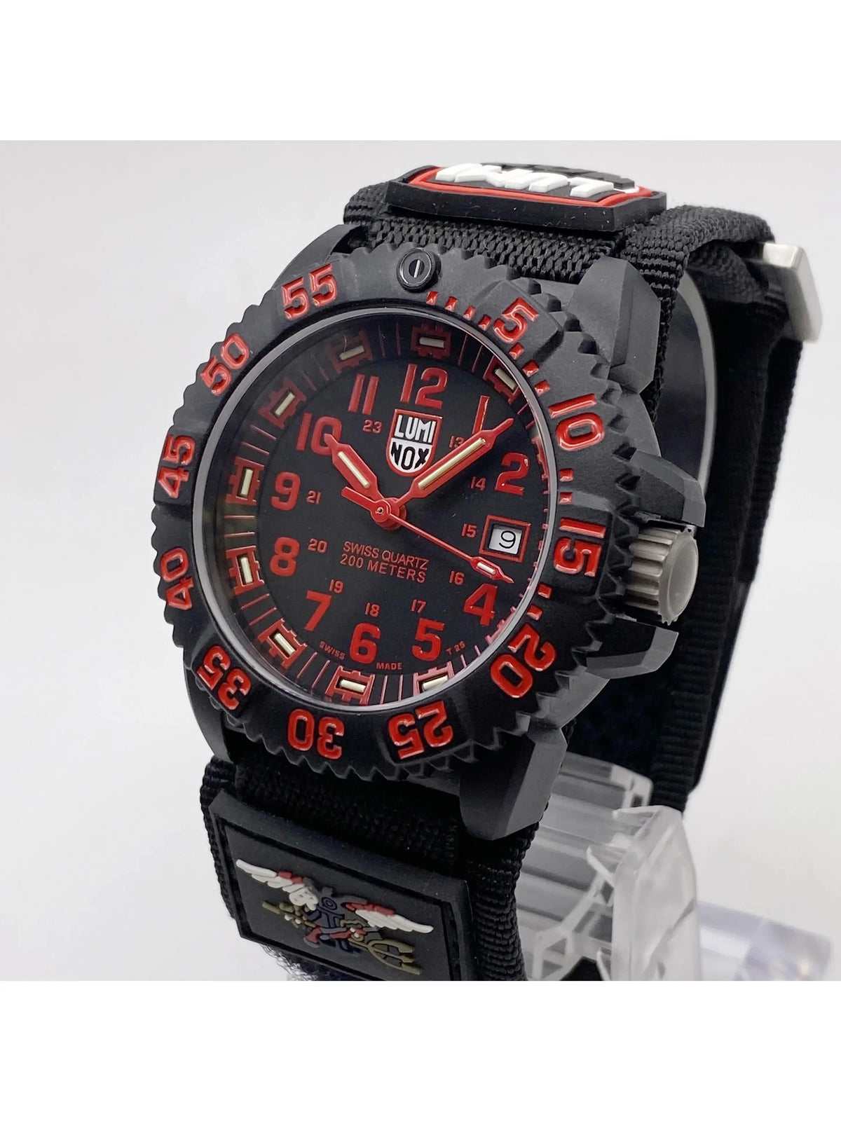Pre-owned Luminox Navy Seal Colormark 44mm Carbon Watch .3065 (Good)