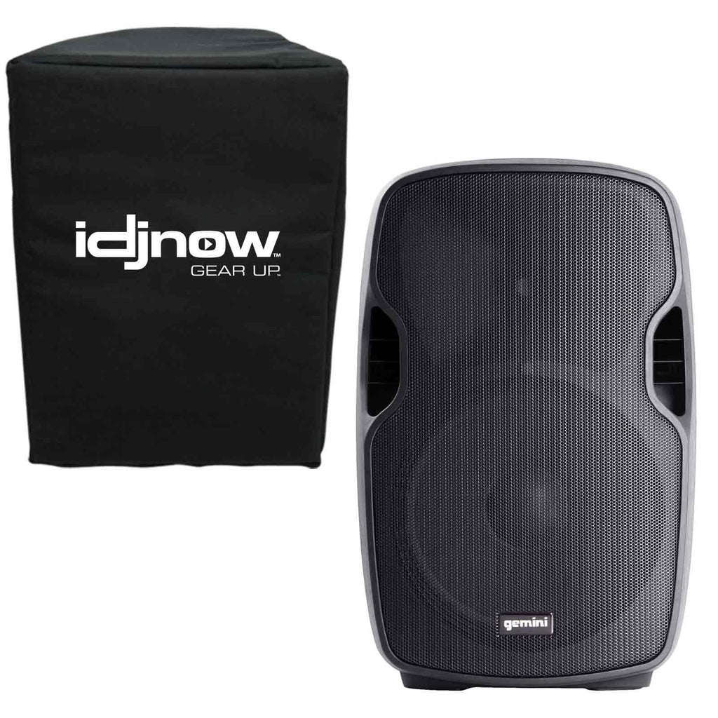 (2) Gemini -1500P 15" Active Speakers with -M100 Single Channel  Microphone Package
