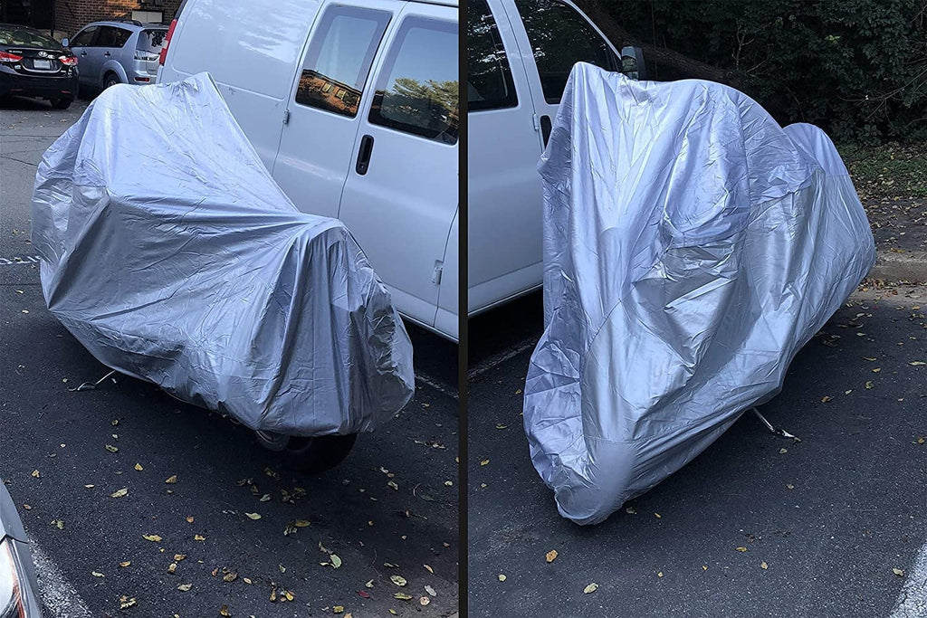Weatherproof Motorcycle Cover Compatible With 2016 Beta Evo 250 2-stroke Factory - Outdoor & Indoor - Protect From Rain Water, Snow, Sun - Securing Straps - Durable Material - Storage Bag