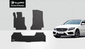 ToughPRO - 1st & 2nd Row Mats Compatible with - C400 - All Weather Heavy Duty (Made in ) - Black Rubber - 2015 (Sedan)