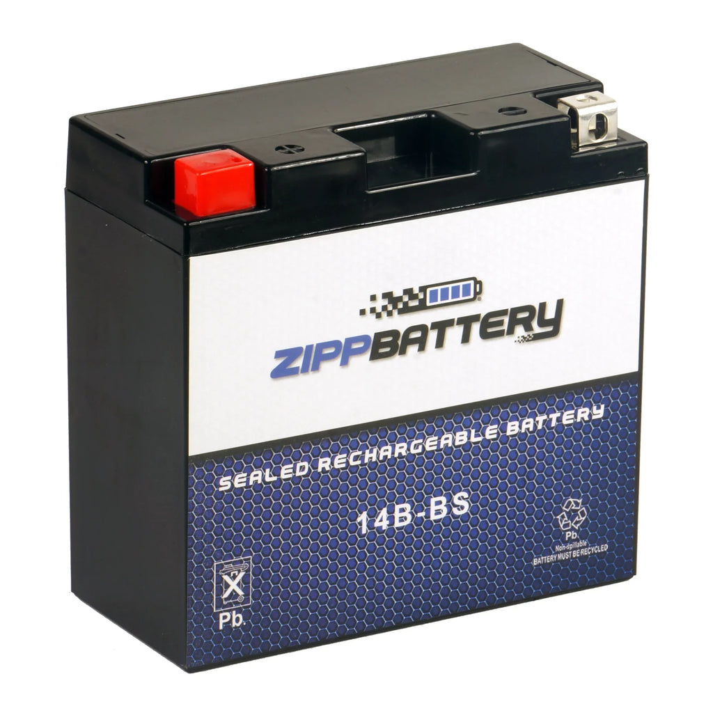 Zipp Battery YT14B- (14B- 12 Volt,12 Ah, 135 ) Motorcycle Battery for Hyosungmotors 650cc Gv650 Se 2009