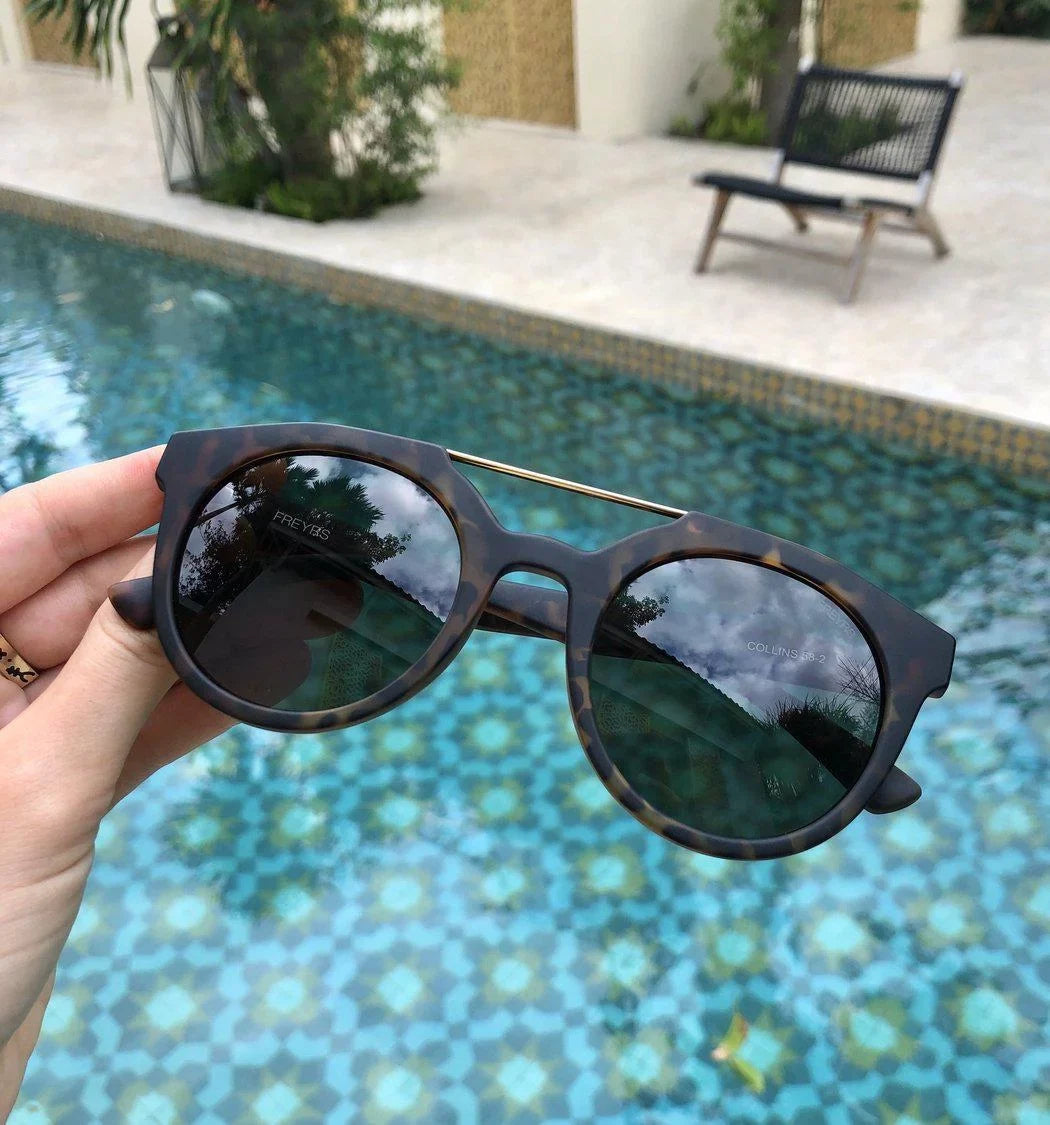 Collins Round Designer Fashion Womens Sunglasses by  Eyewear