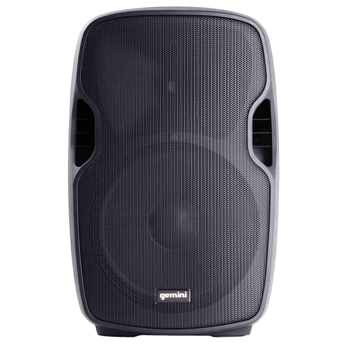 (2) Gemini -1500P 15" Active Speakers with -M100 Single Channel  Microphone Package