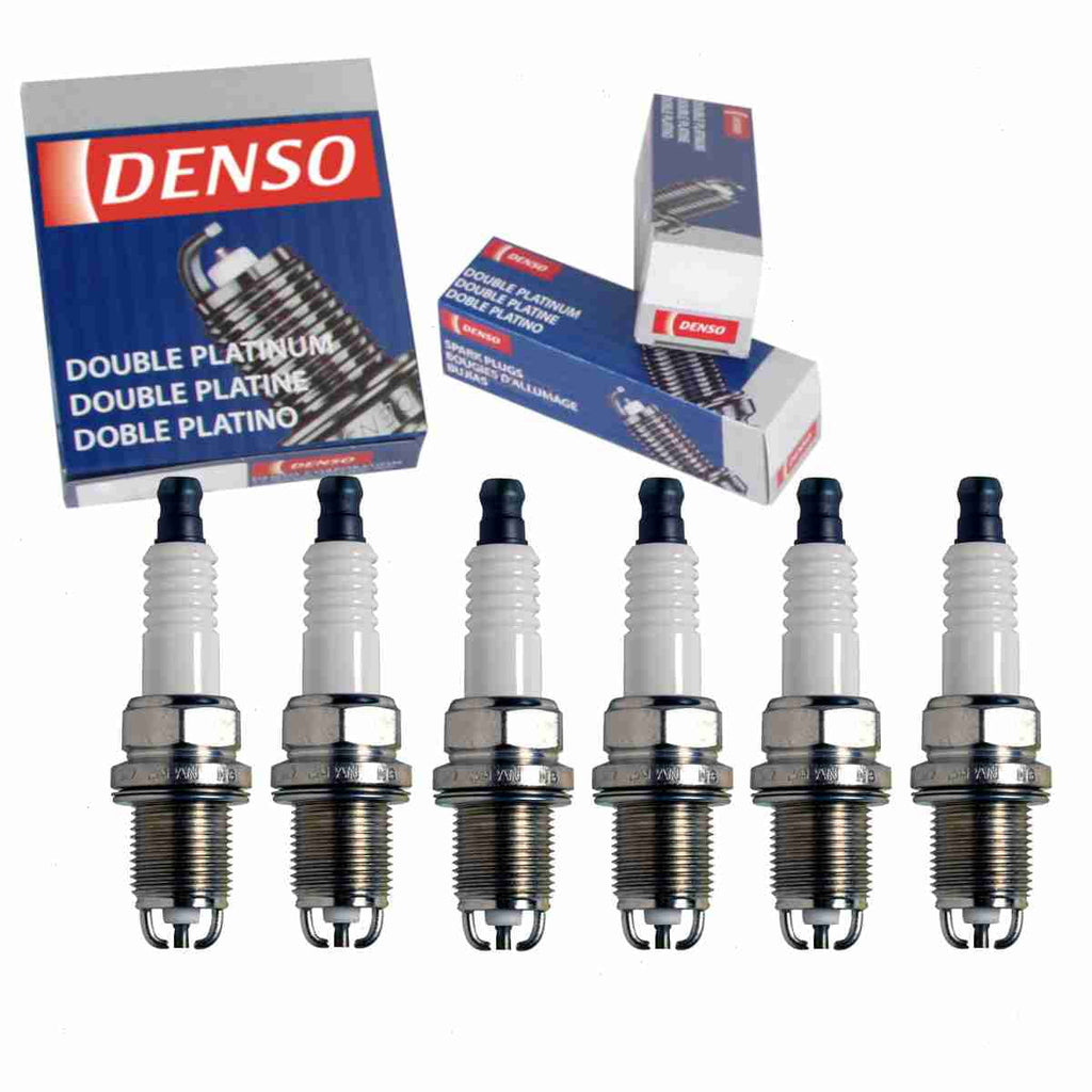6 pc  3253 Spark Plugs for 101 905 621 A 101 905 621 B 101 905 640 101 905 640 A 101 905 640 D 90080-91116 90919-01194 90919-01195 PK20TR11 Ignition Wire Secondary