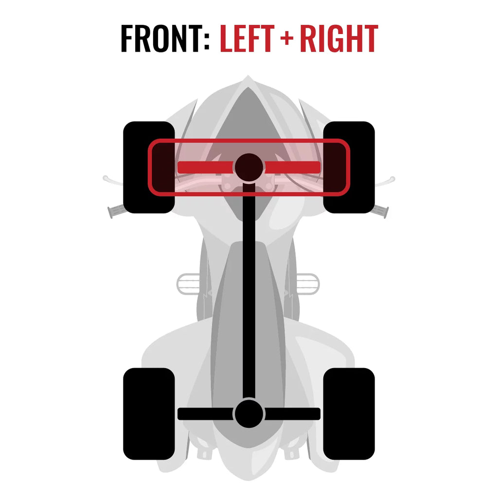 2 pc Sixity  Front Left Right Axle compatible with Can-Am Maverick 1000 2015 -  1000   4X4