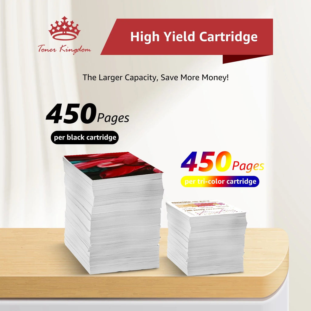 Toner Kingdom  275  Ink Cartridges Replacement for Canon Ink 275 for Canon Printers  TS3520 TS3522 TS3500 TR4720 TR4722 TR4700(2 Black)