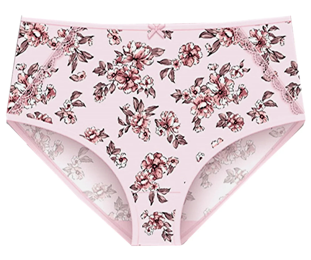 Delta Burke Women's Stretch Microfiber Brief Panties 5-Pack Size 7