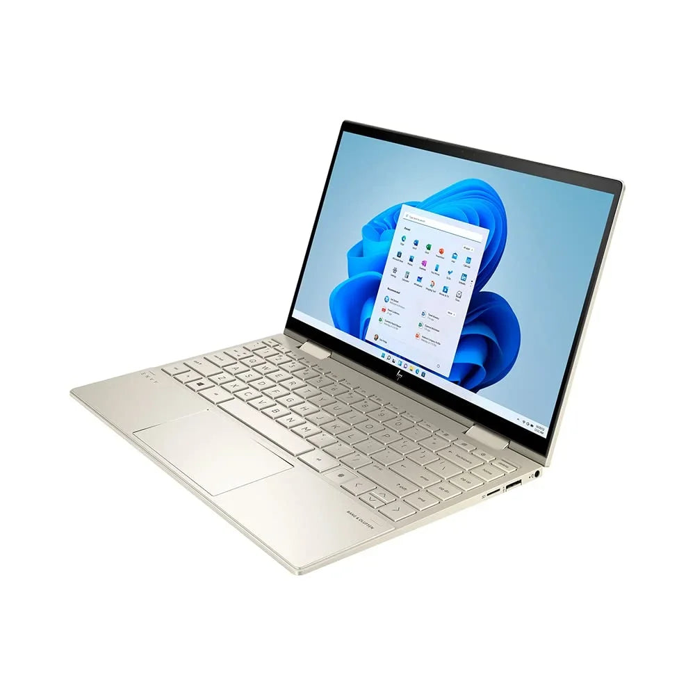 2021 Envy X360 2-in-1 13.3"  Touchscreen Laptop, Intel Core i5-1135G7 (Beats i7-1065g7), 8GB , 1TB PCIe , Backlit Keyboard, Iris Xe Graphics, Webcam, Windows 11, Gold, 32GB  Card