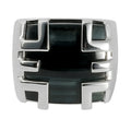 Pre-Owned Cartier Kiss of the Dragon Tiger Eye K18WG White Gold Ring (Good)